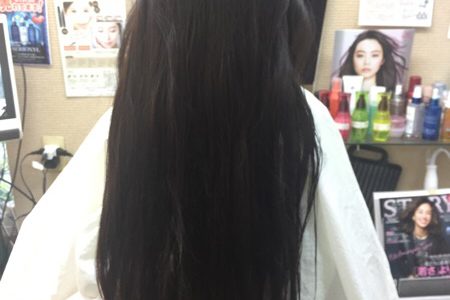 ◯◯もヘアドネーションで髪を寄付。